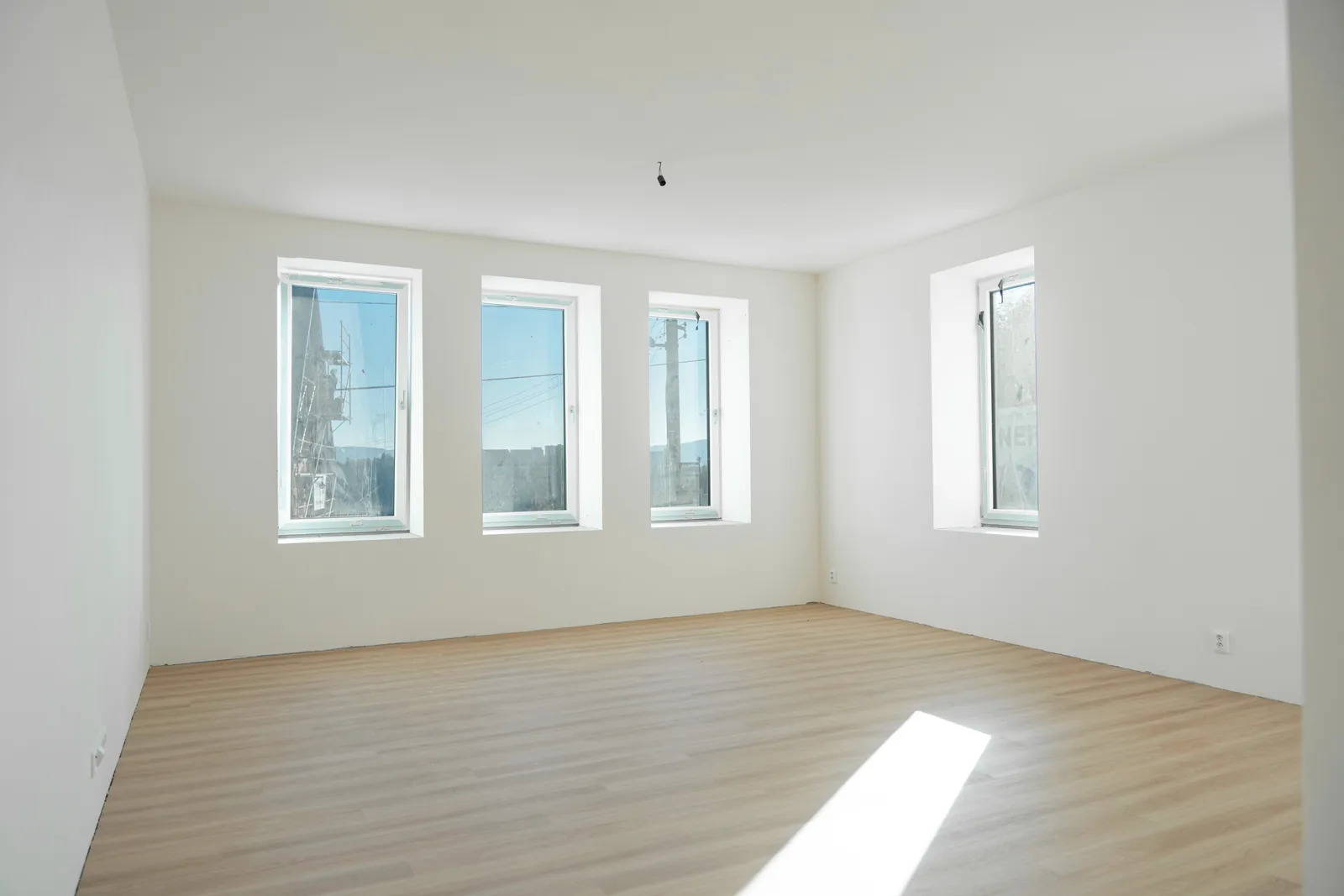 Wohnung 01 – Wohnzimmer, Stand vom 6. Oktober 2026