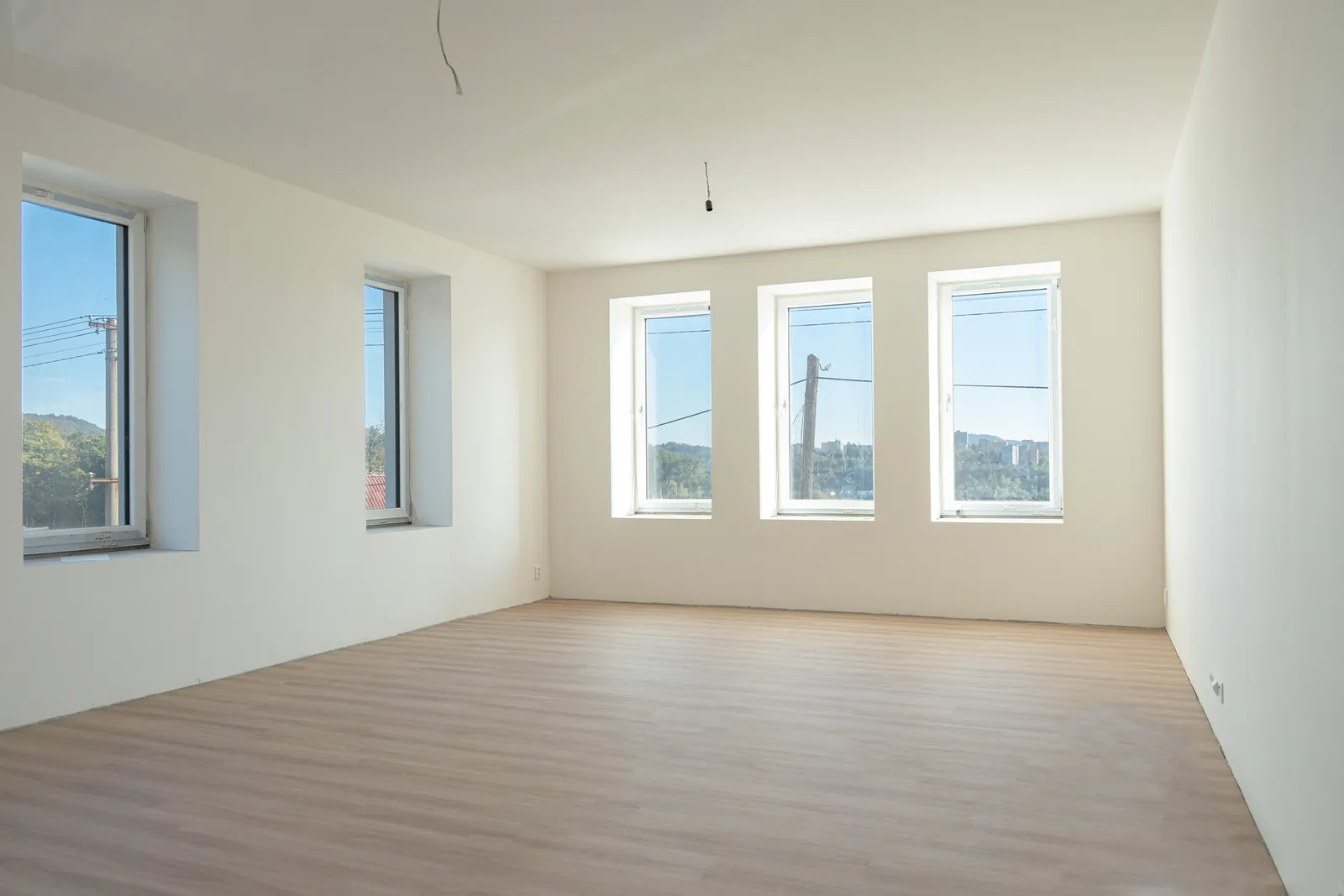 Wohnung 04 – Wohnzimmer, Stand vom 6. Oktober 2026