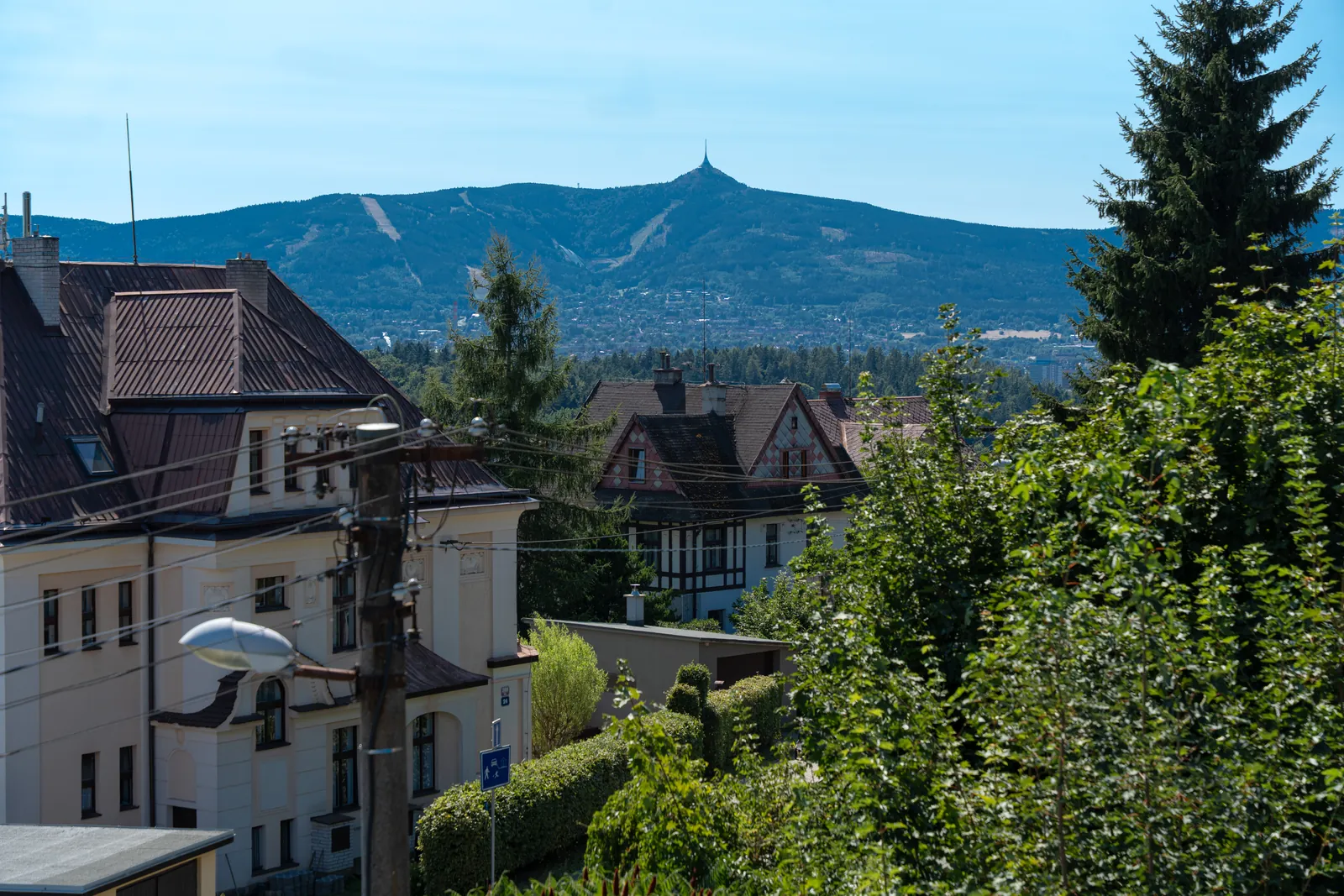 Wohnung 06 – Blick auf den Ještěd