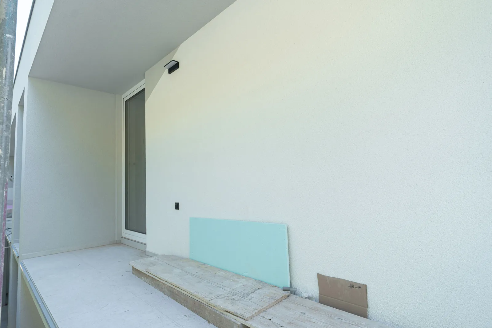 Apartment 09 – loggia under construction